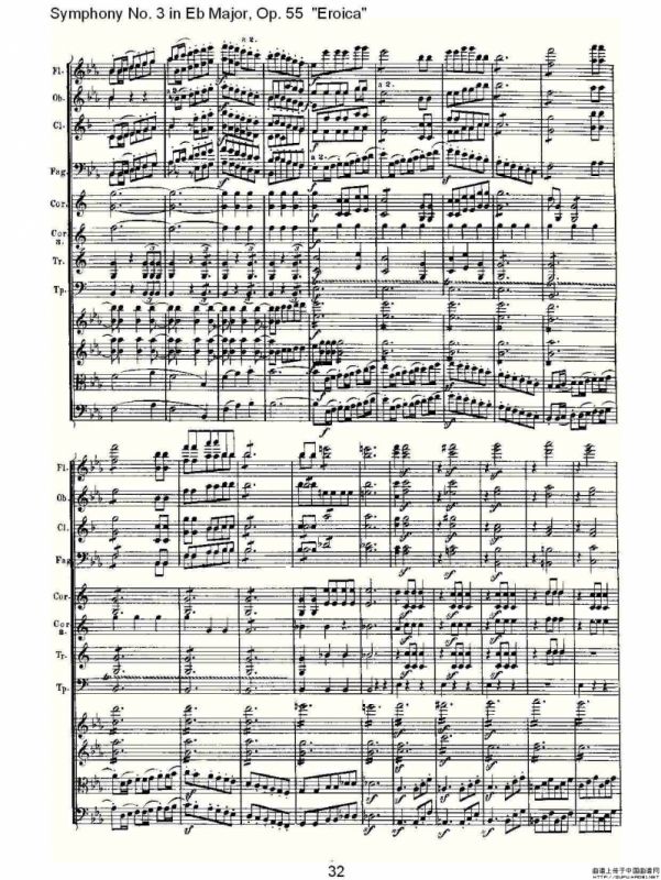 英雄交响曲（又名：降E大调第三交响曲)第一乐）