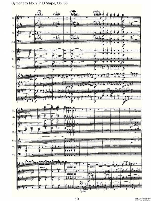 D大调第二交响曲 Op.36　第四乐章