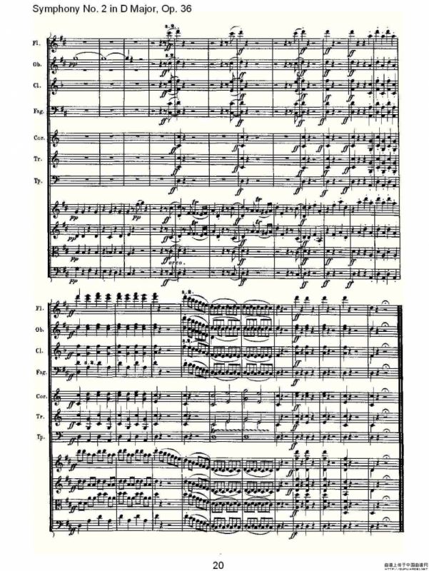 D大调第二交响曲 Op.36　第四乐章