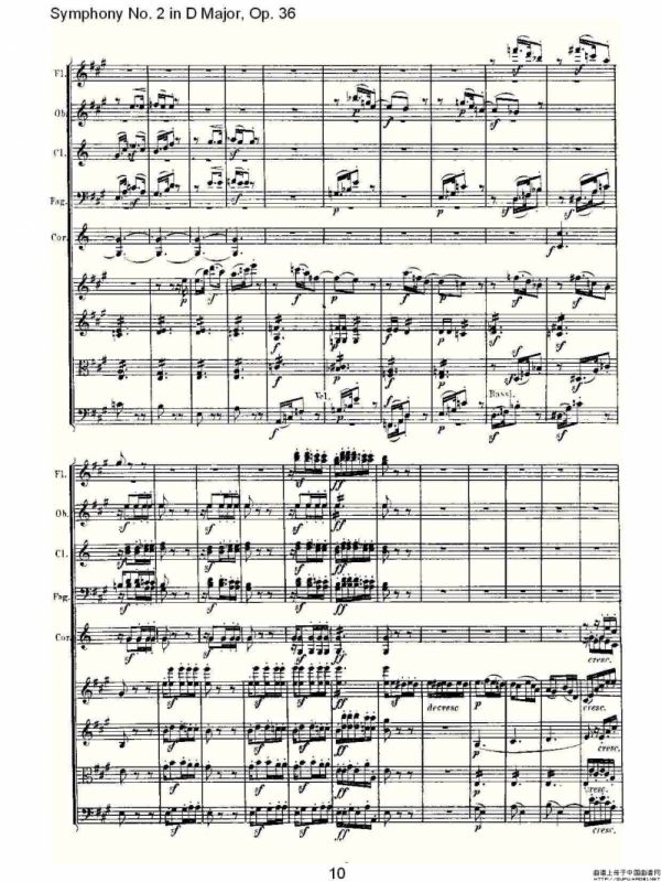D大调第二交响曲 Op.36 第二乐章