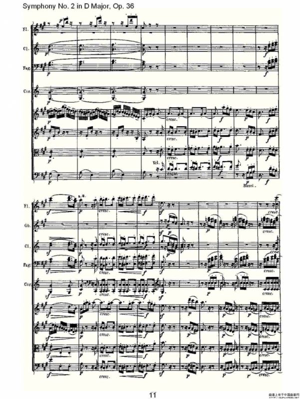 D大调第二交响曲 Op.36 第二乐章