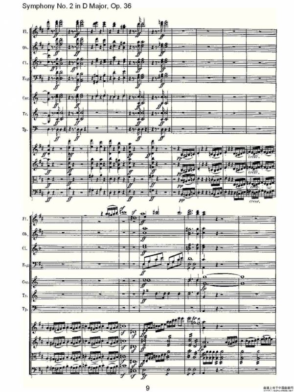 Symphony No. 2 in D Major, Op. 36（D大调第二交响曲 Op. 3）