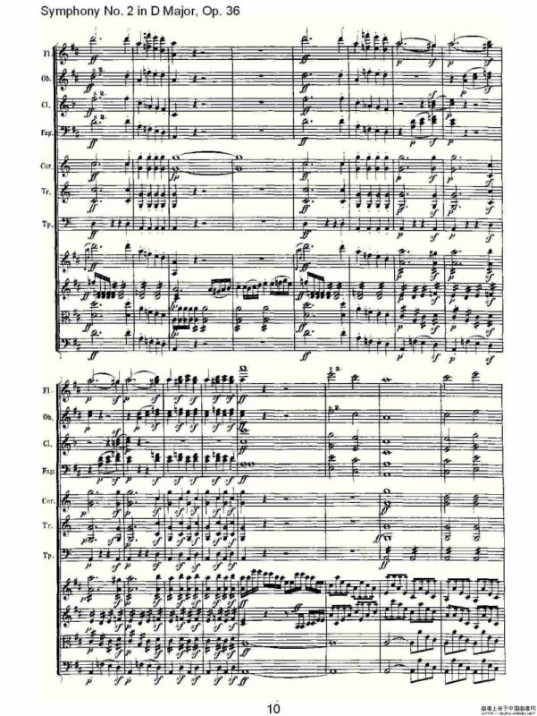 Symphony No. 2 in D Major, Op. 36（D大调第二交响曲 Op. 3）