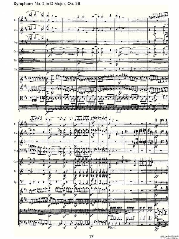 Symphony No. 2 in D Major, Op. 36（D大调第二交响曲 Op. 3）