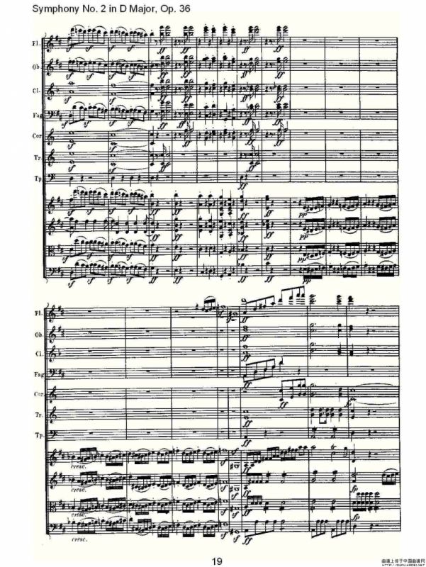 Symphony No. 2 in D Major, Op. 36（D大调第二交响曲 Op. 3）