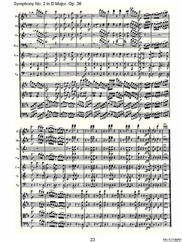 Symphony No. 2 in D Major, Op. 36（D大调第二交响曲 Op. 3）