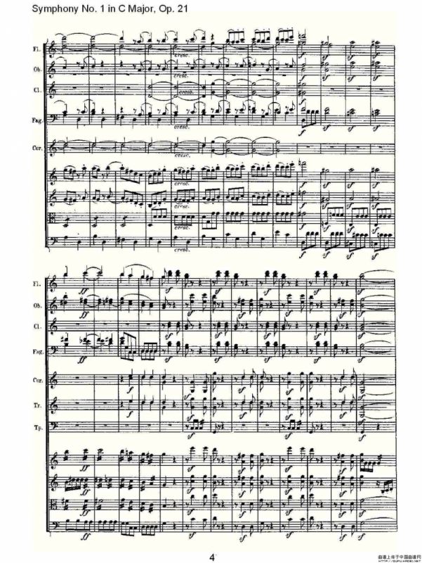 Symphony No. 1 in C Major, Op. 21（C大调第一交响曲 Op. 21）