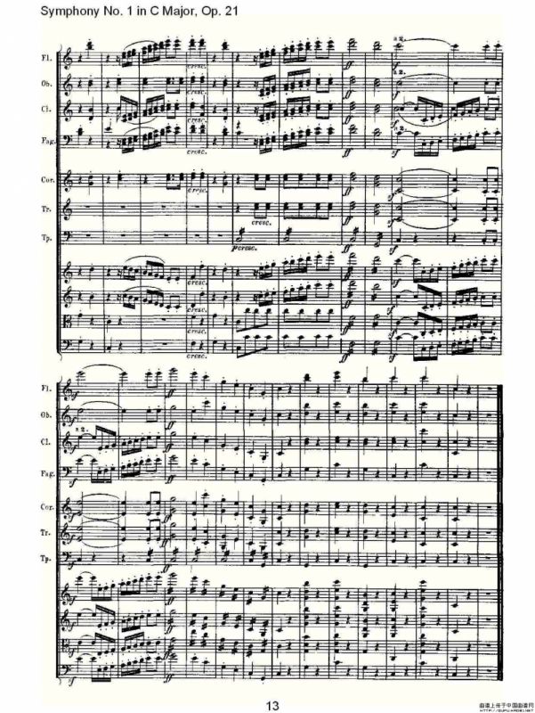 Symphony No. 1 in C Major, Op. 21（C大调第一交响曲 Op. 21）