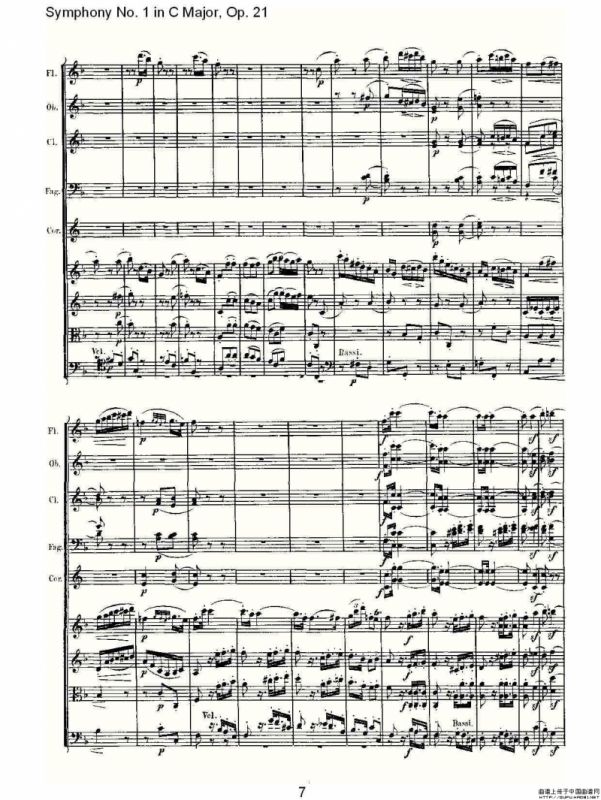 Symphony No. 1 in C Major, Op. 21（C大调第一交响曲 Op. 2）