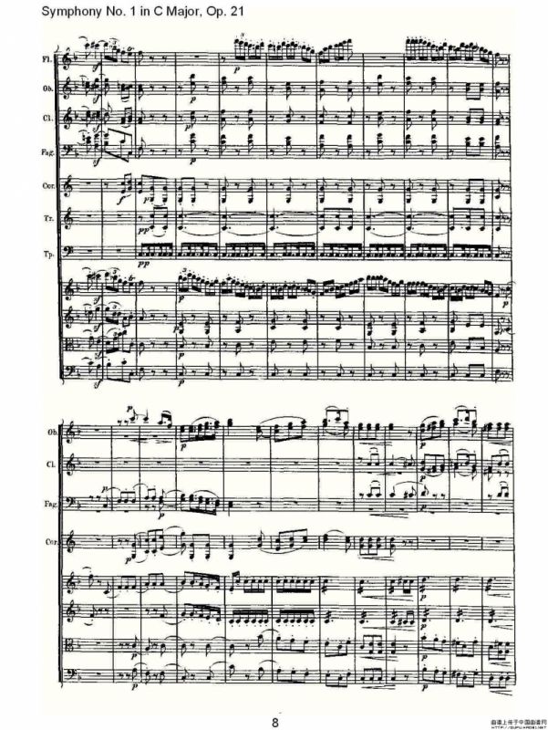 Symphony No. 1 in C Major, Op. 21（C大调第一交响曲 Op. 2）