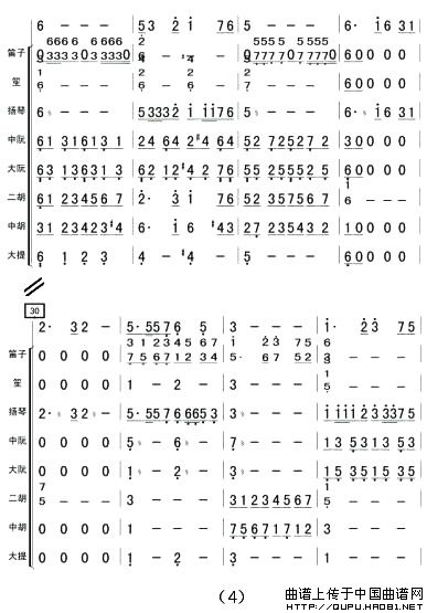 母亲河（民乐合奏总谱）