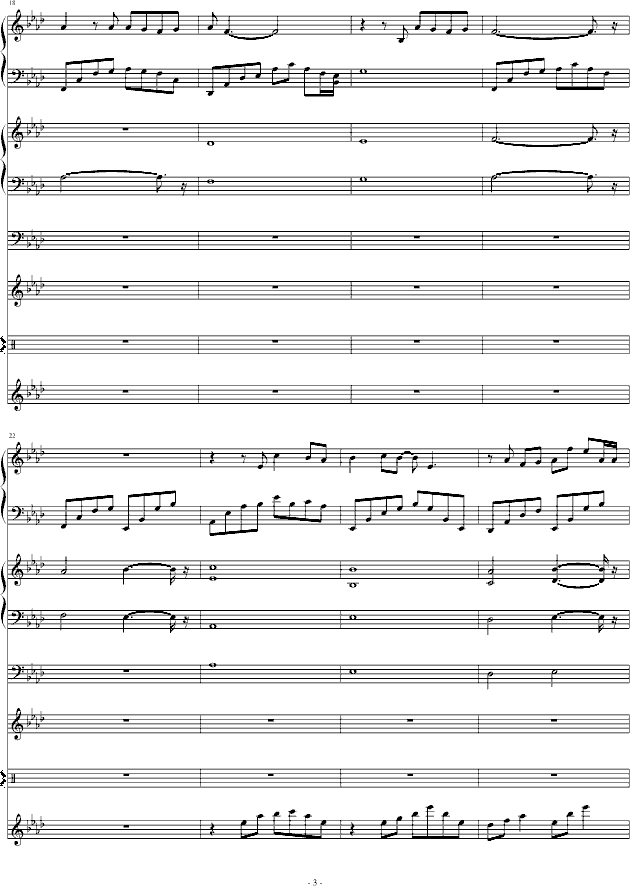 十年钢琴版完美伴奏