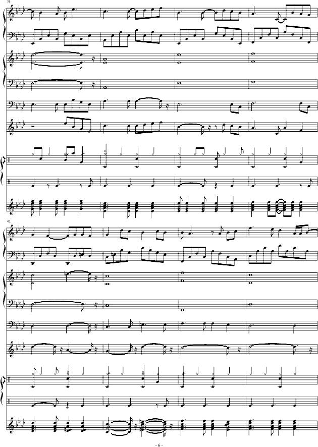 十年钢琴版完美伴奏