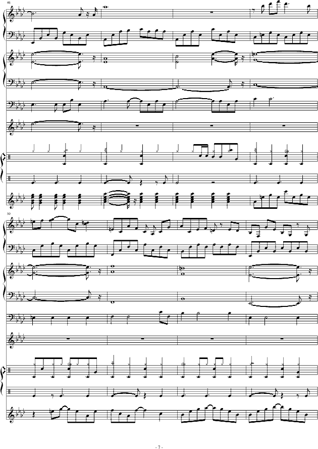 十年钢琴版完美伴奏