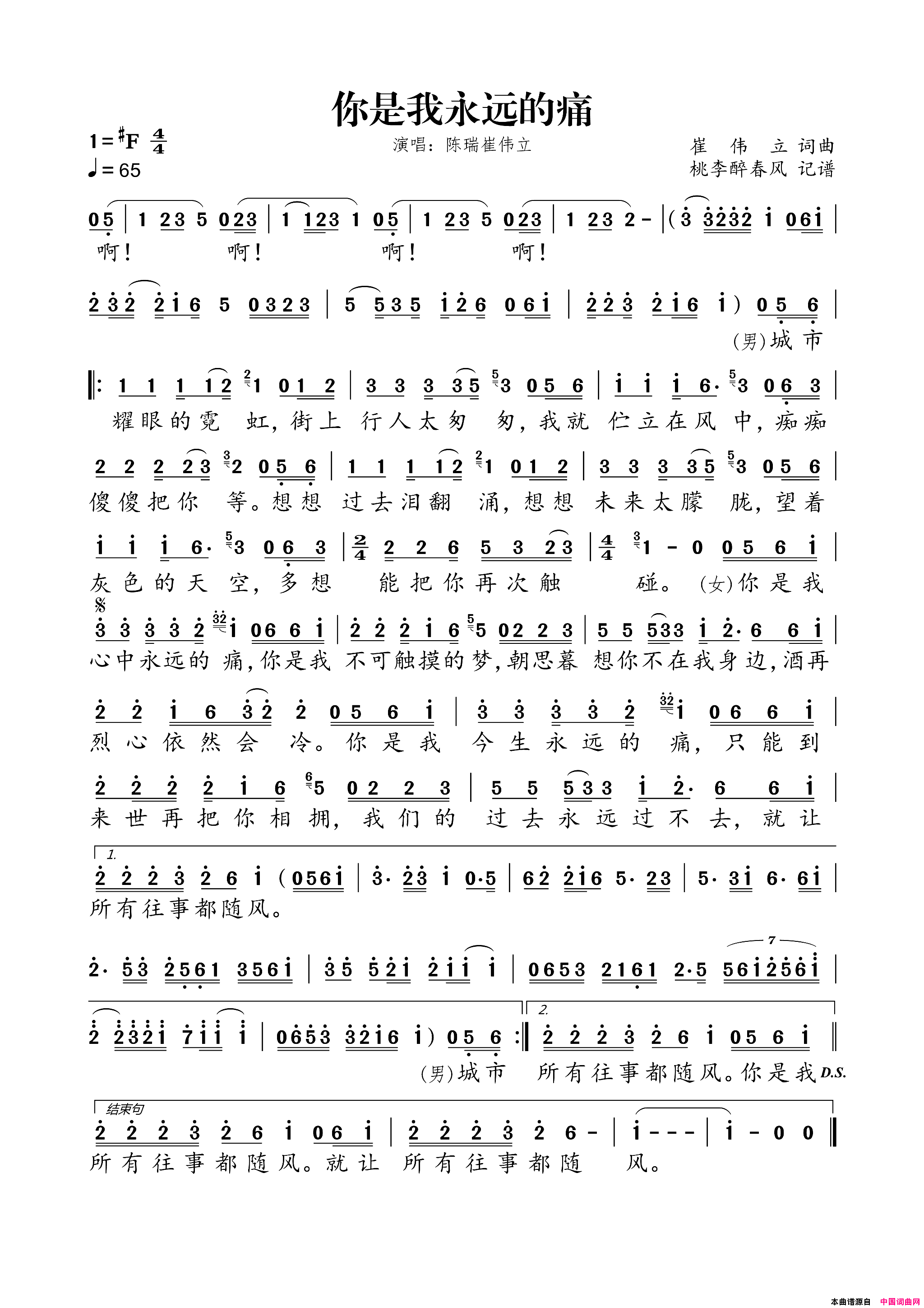 你是我永远的痛