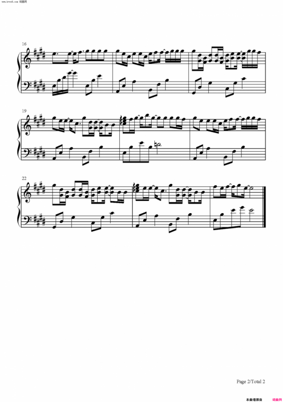 TA(简单版-抖音热歌)