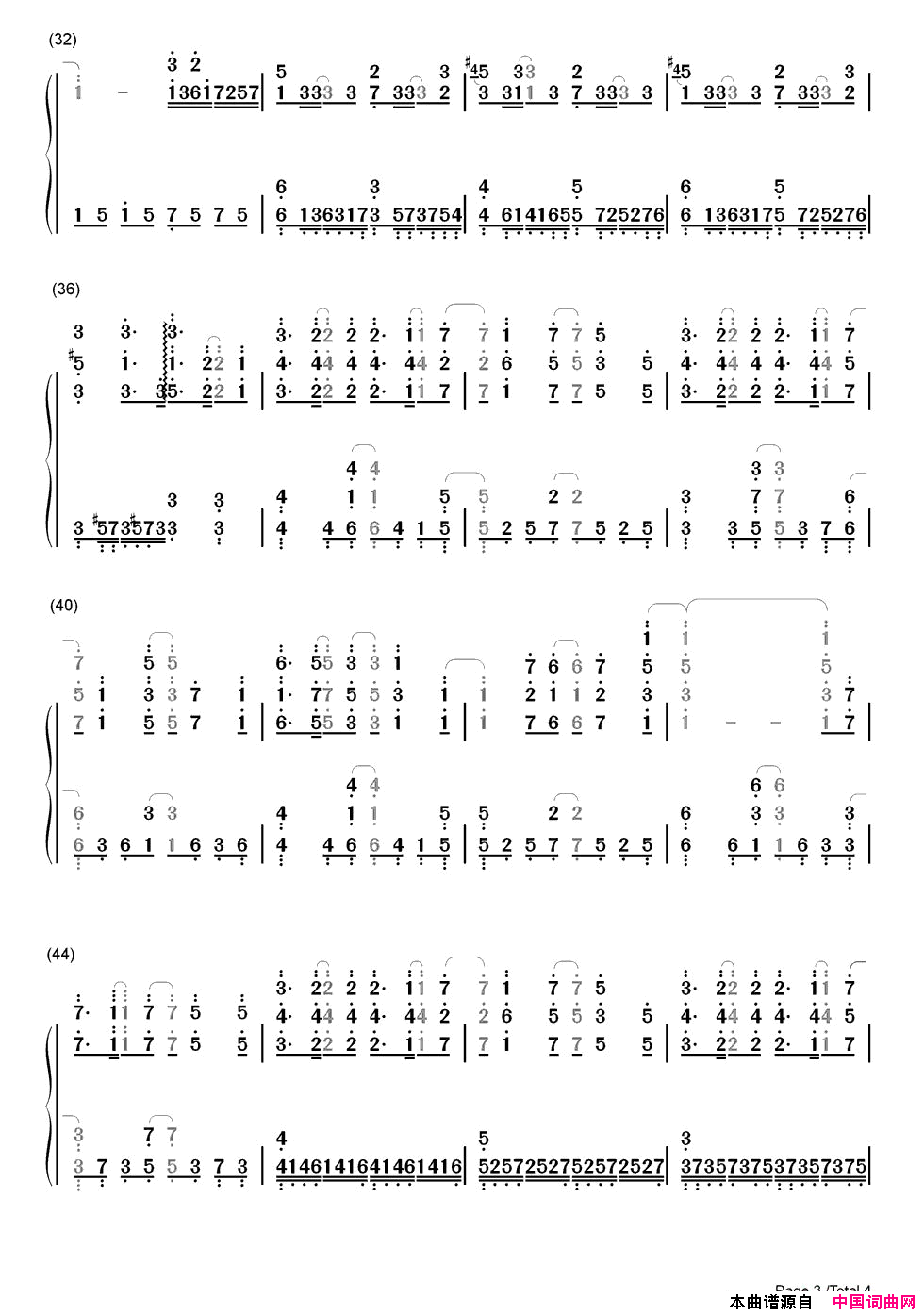 Unravel-东京喰种OP(双手简谱版)