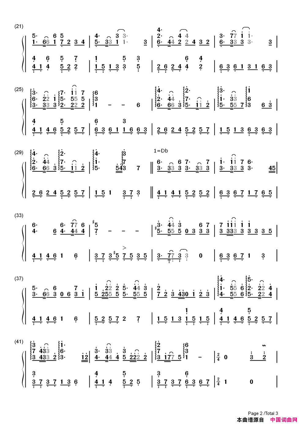 信仰之名(完整版简谱版)