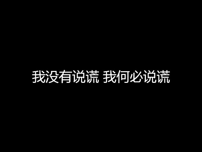 我没有说谎,我何必说谎是什么歌