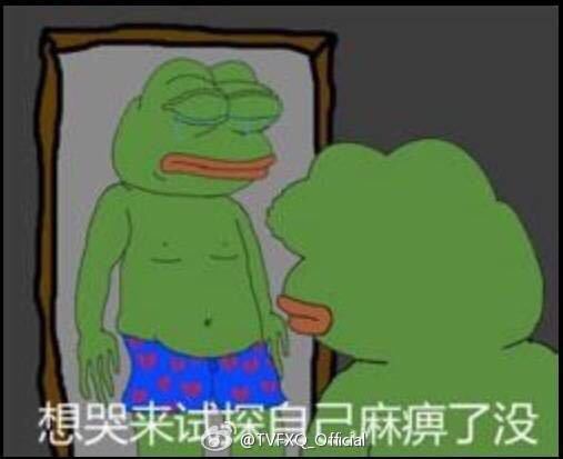 想哭来试探自己麻痹了没是什么歌