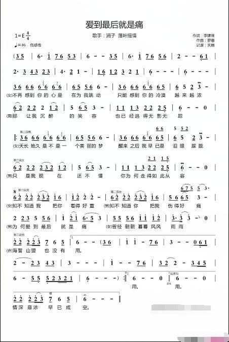 知不知道你把我伤的好痛是什么歌