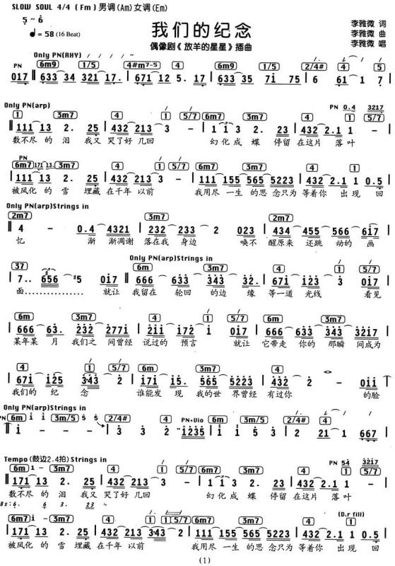 纪念我们的从前是什么歌