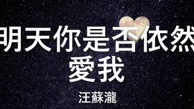 爱我所爱的明天是什么歌