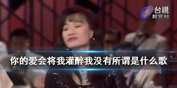 你的爱将我灌醉我没有所谓是什么歌