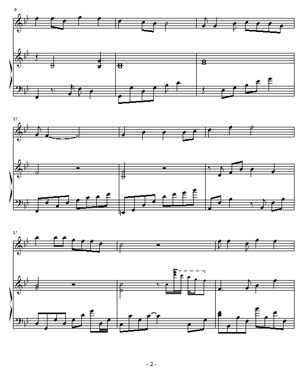 历史的天空简谱