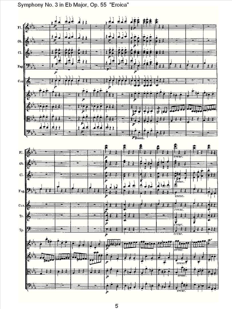 英雄交响曲简谱