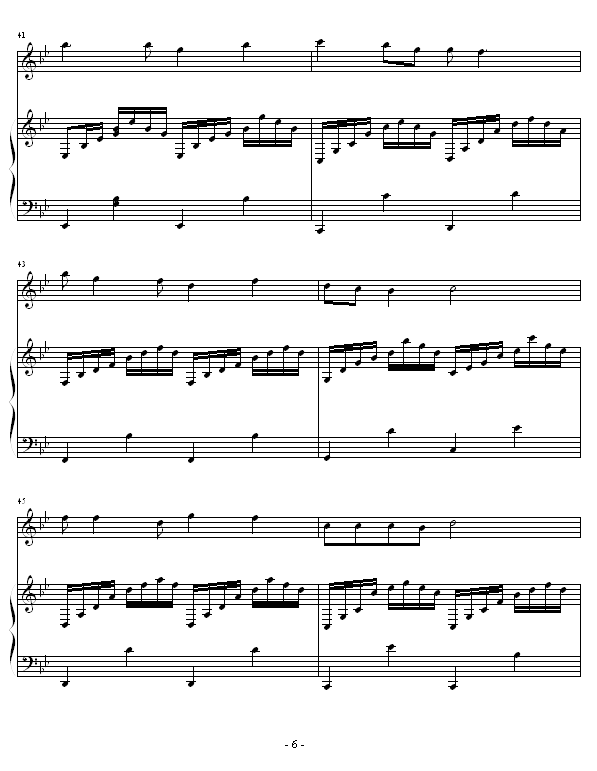 历史的天空简谱