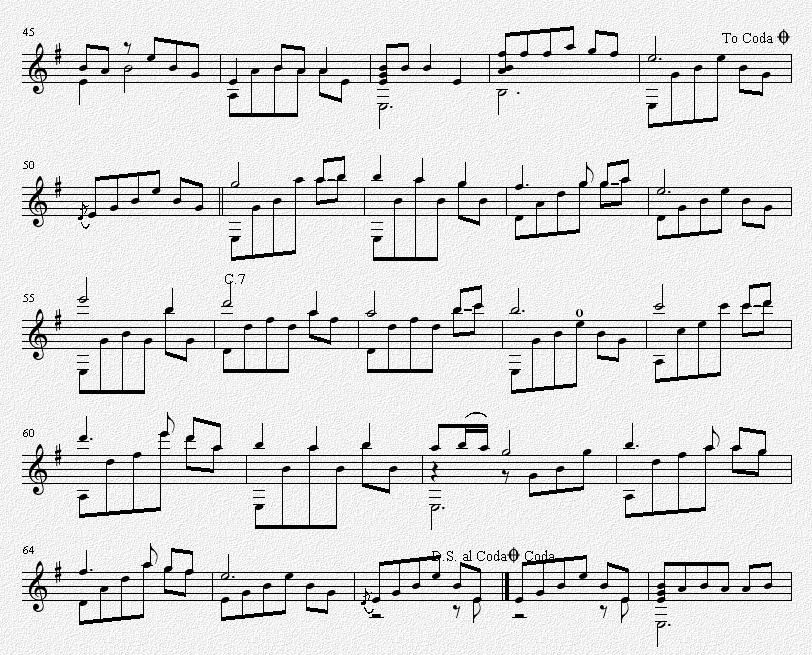 丁香花五线谱简谱