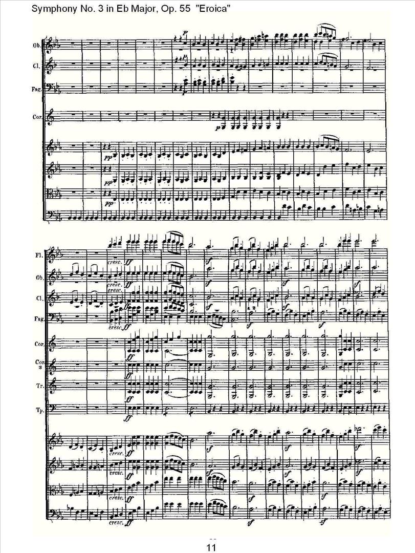 英雄交响曲简谱