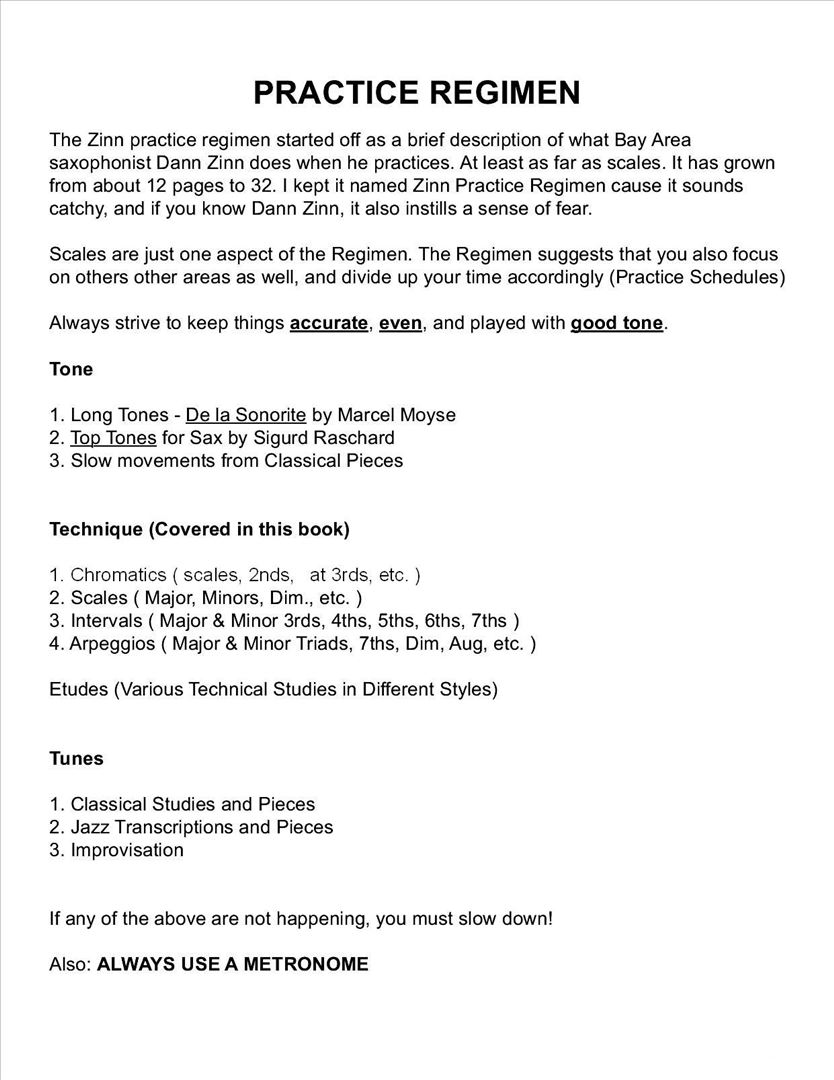 ZinnRegimenSax2009练习曲简谱