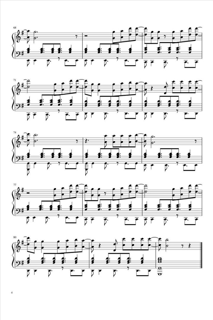 另一个童话简谱