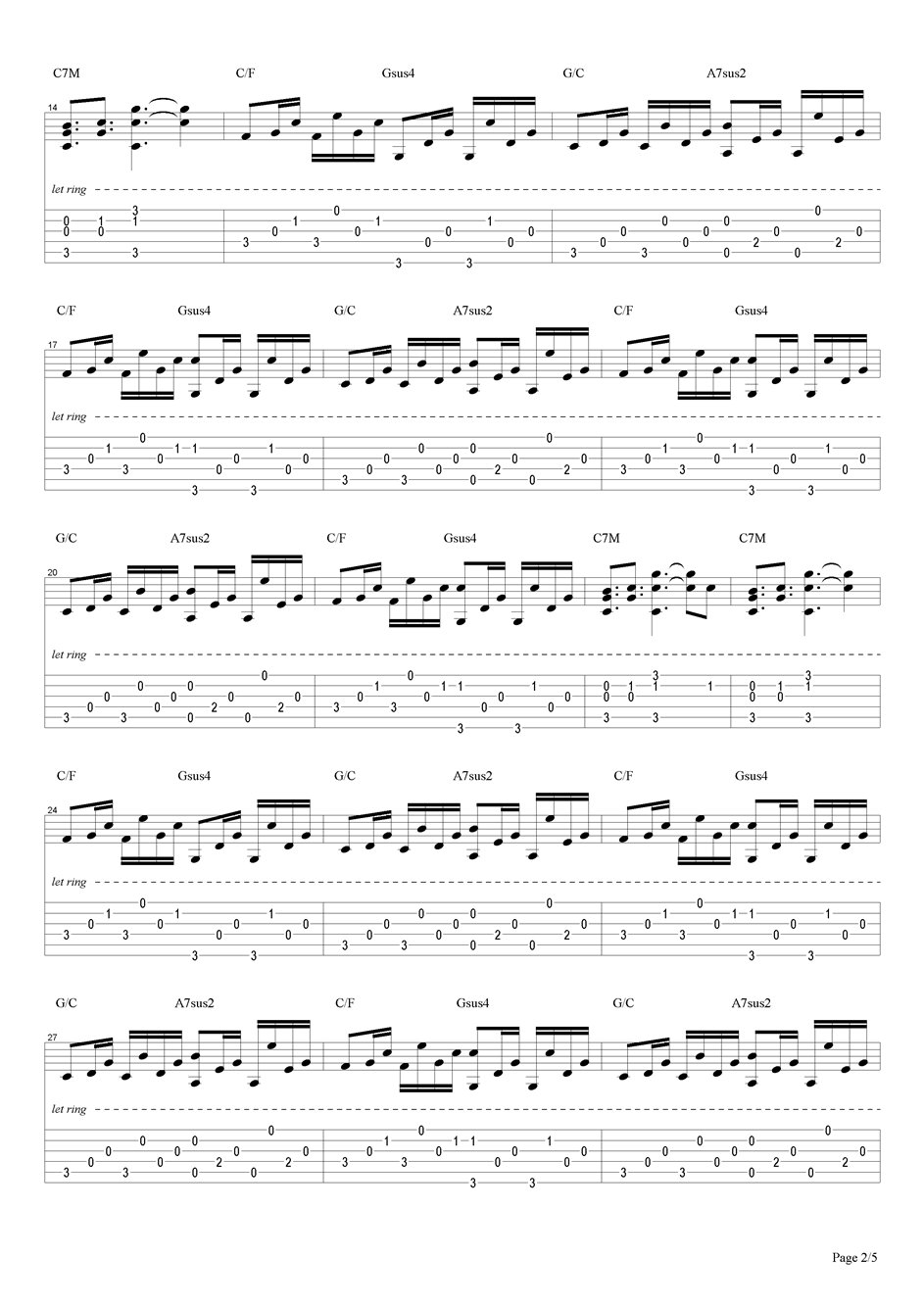 每天都是一种新的练习简谱