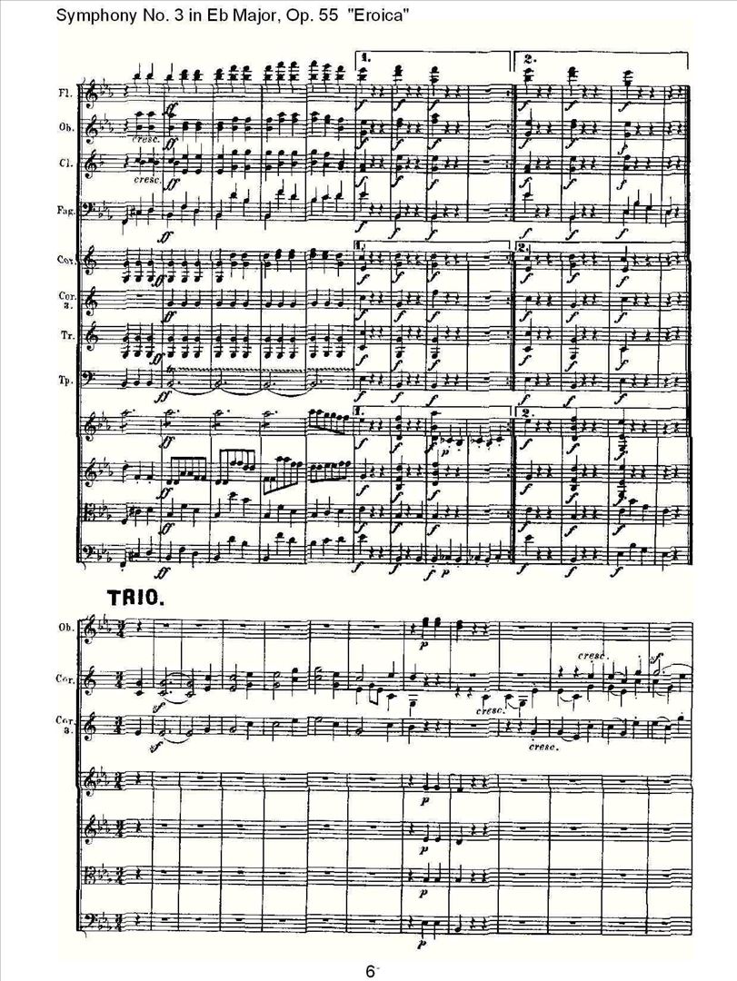 英雄交响曲简谱