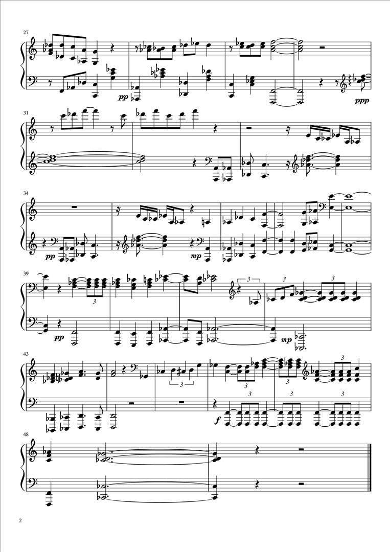 西斯尊主主题曲简谱