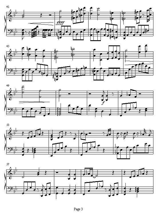 你是我的天使简谱