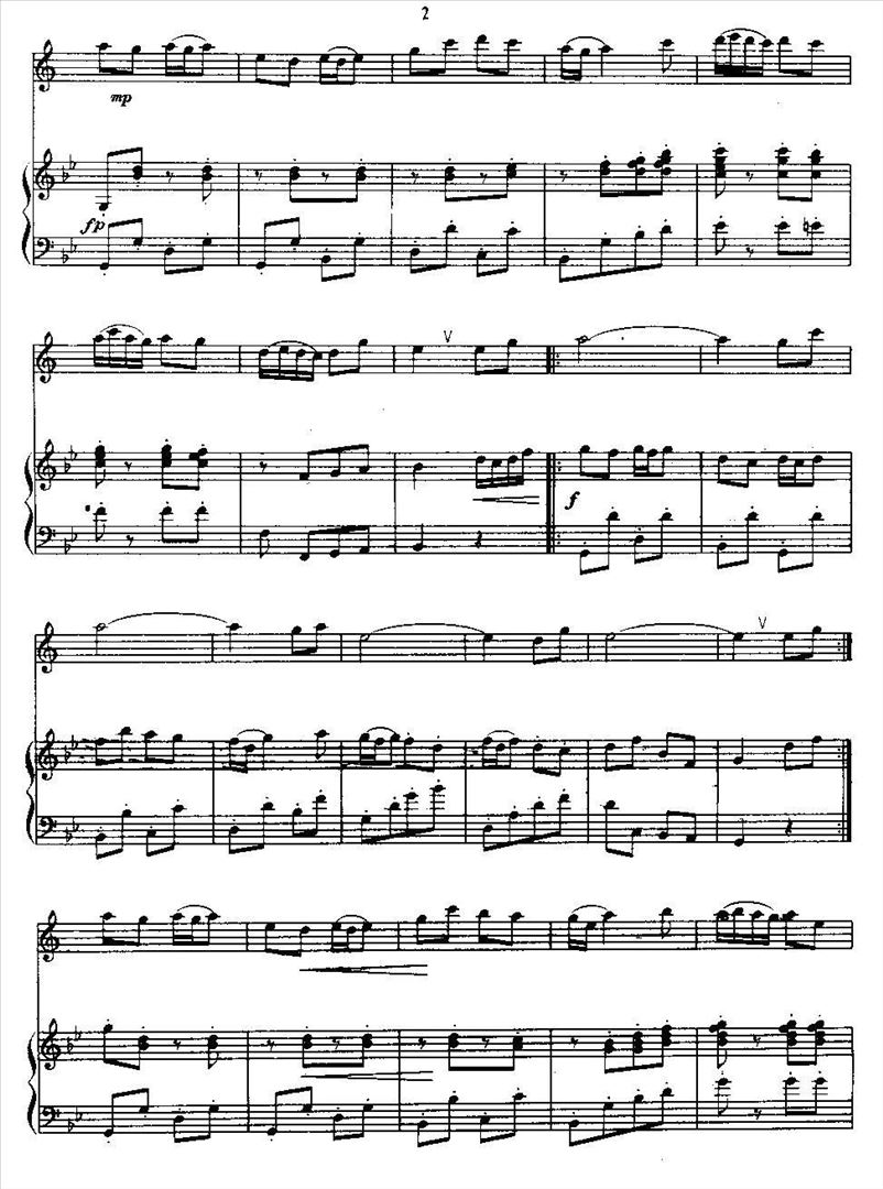 新迎春舞曲简谱