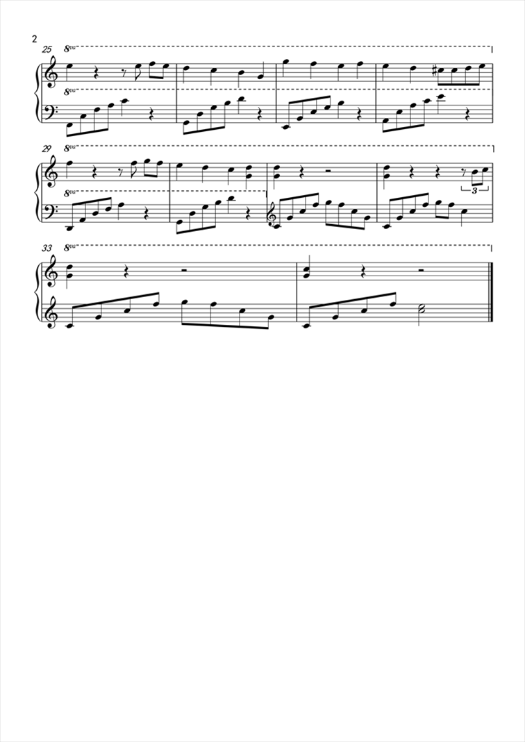 谢谢你的回忆简谱