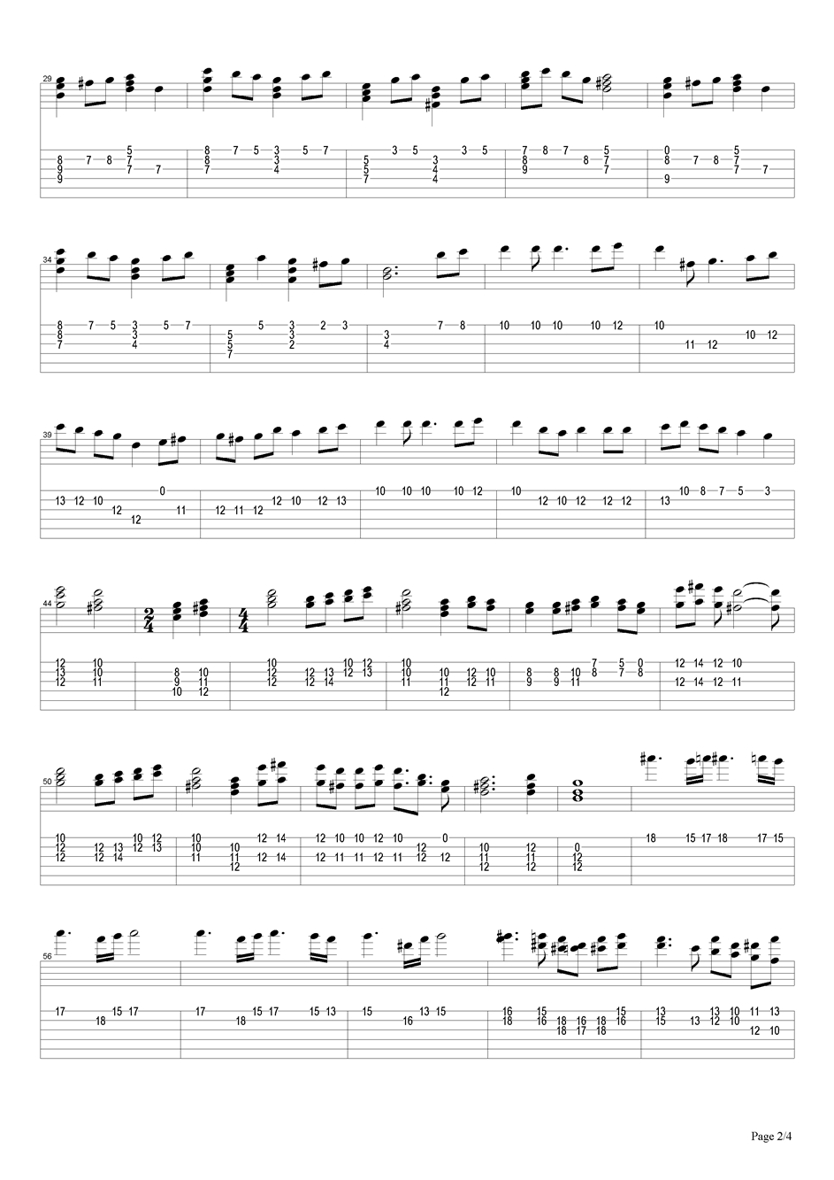 每一个明天简谱