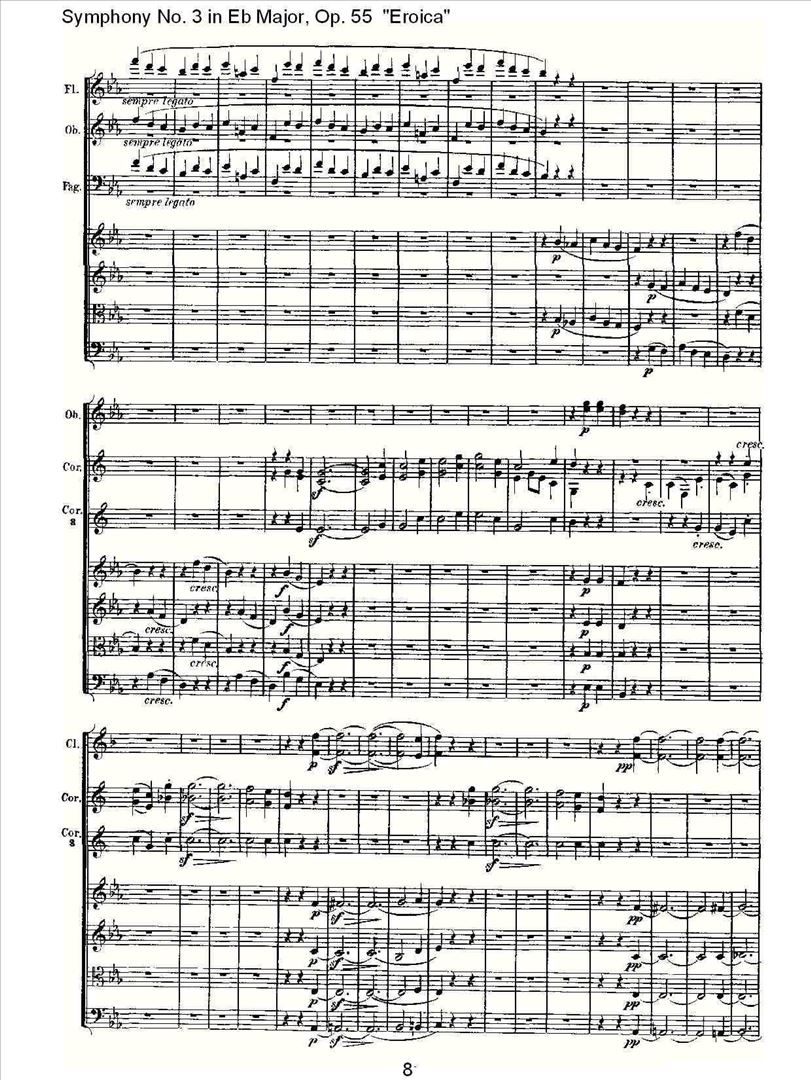 英雄交响曲简谱