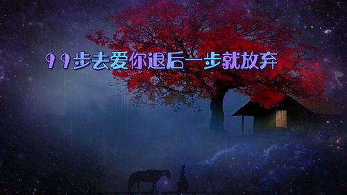 99步去爱你完整版歌词，我能走99步去爱你歌曲