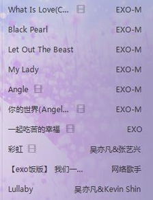 exo的歌曲大全目录，EXO那些最王炸的歌曲