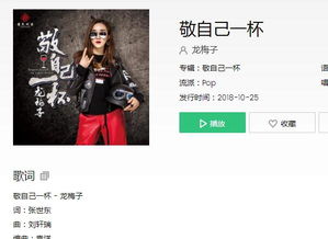 一杯酒完整版原唱，敬自己一杯酒歌曲