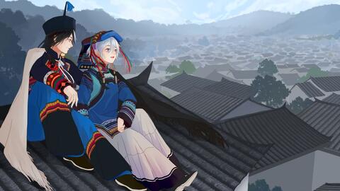 乌蒙山外山连山,月光洒下响水滩，乌蒙山连着山外山原唱