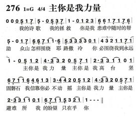 主你是我的力量原唱，主你是我的力量歌词