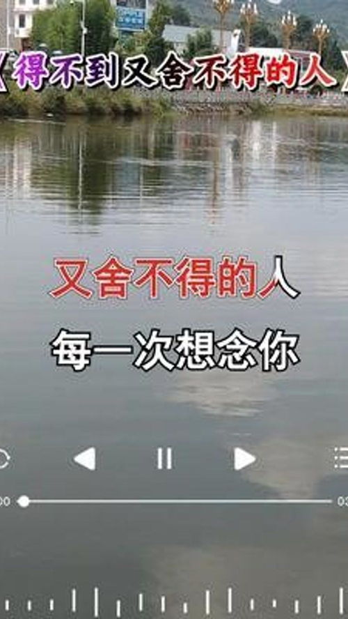 你是我得不到的爱人原唱，你是我得不到又舍不得的人原唱