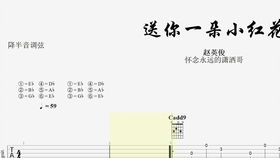 党的一朵小红花歌词，小红花简谱完整版